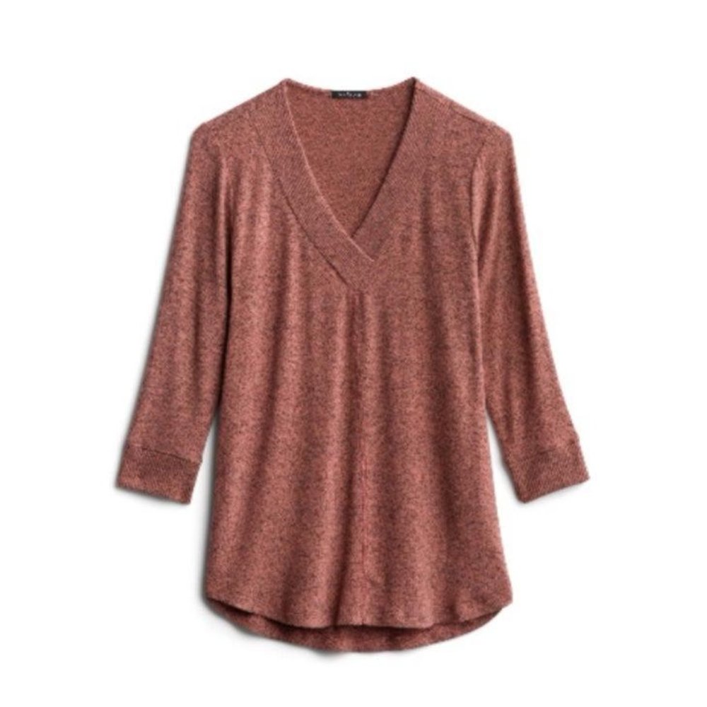 Like New Pink Clover Kalliyan VNeck Top Like Small